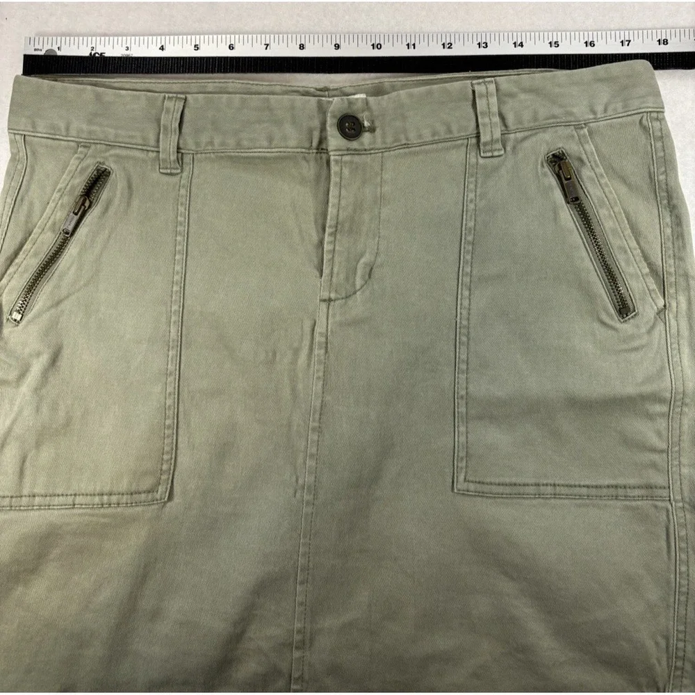Old Navy Girls 14 Light Green Y2K Utility Mini Skirt Grunge Urban Streetwear‎